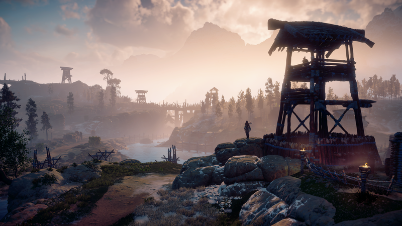 A world full of XP. Horizon Zero Dawn (Screenshot: Sony)